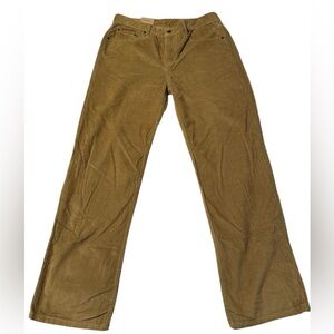 Levi’s women’s corduroy straight leg pants size 29X30 brand new with tags